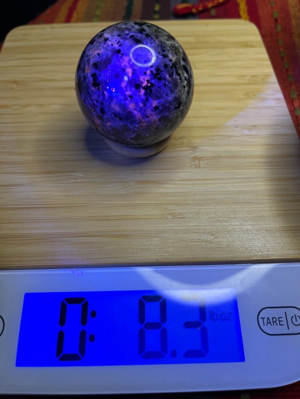 Yooperlite Sphere & Turtle - Picture 3 of 3